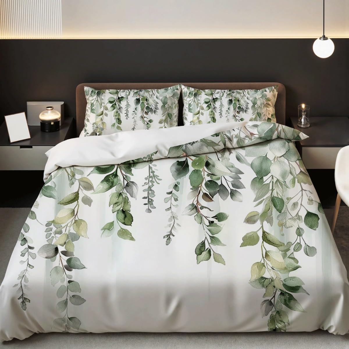 Parure de lit style naturel contre le stress quotidien pour retrouver un sommeil calme et réparateur