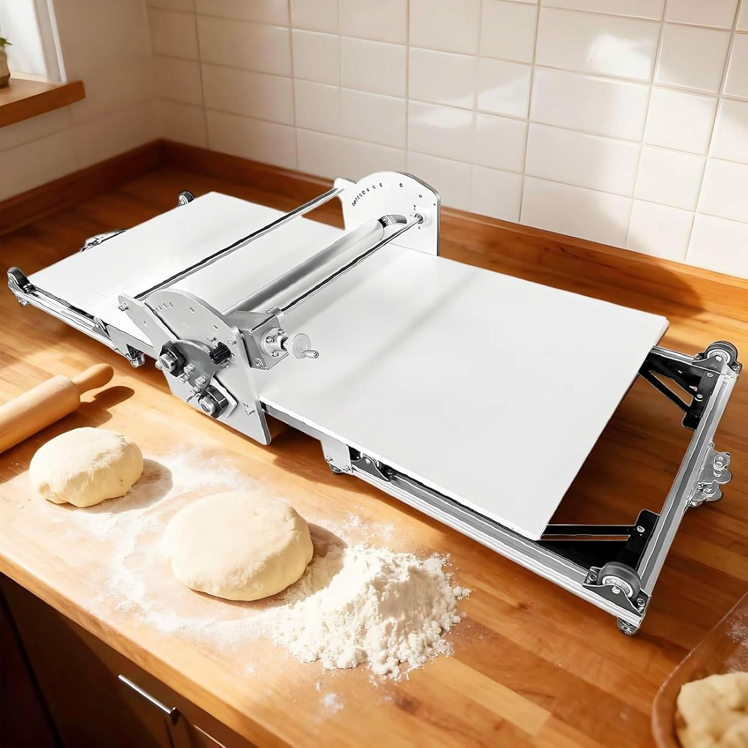 Electric Pasta Sheeter, Professional Pasta Sheeter, Croissant Pastry Sheeter, Pasta Laminator, Croissant and Puff Pastry Sheeters for Pastries