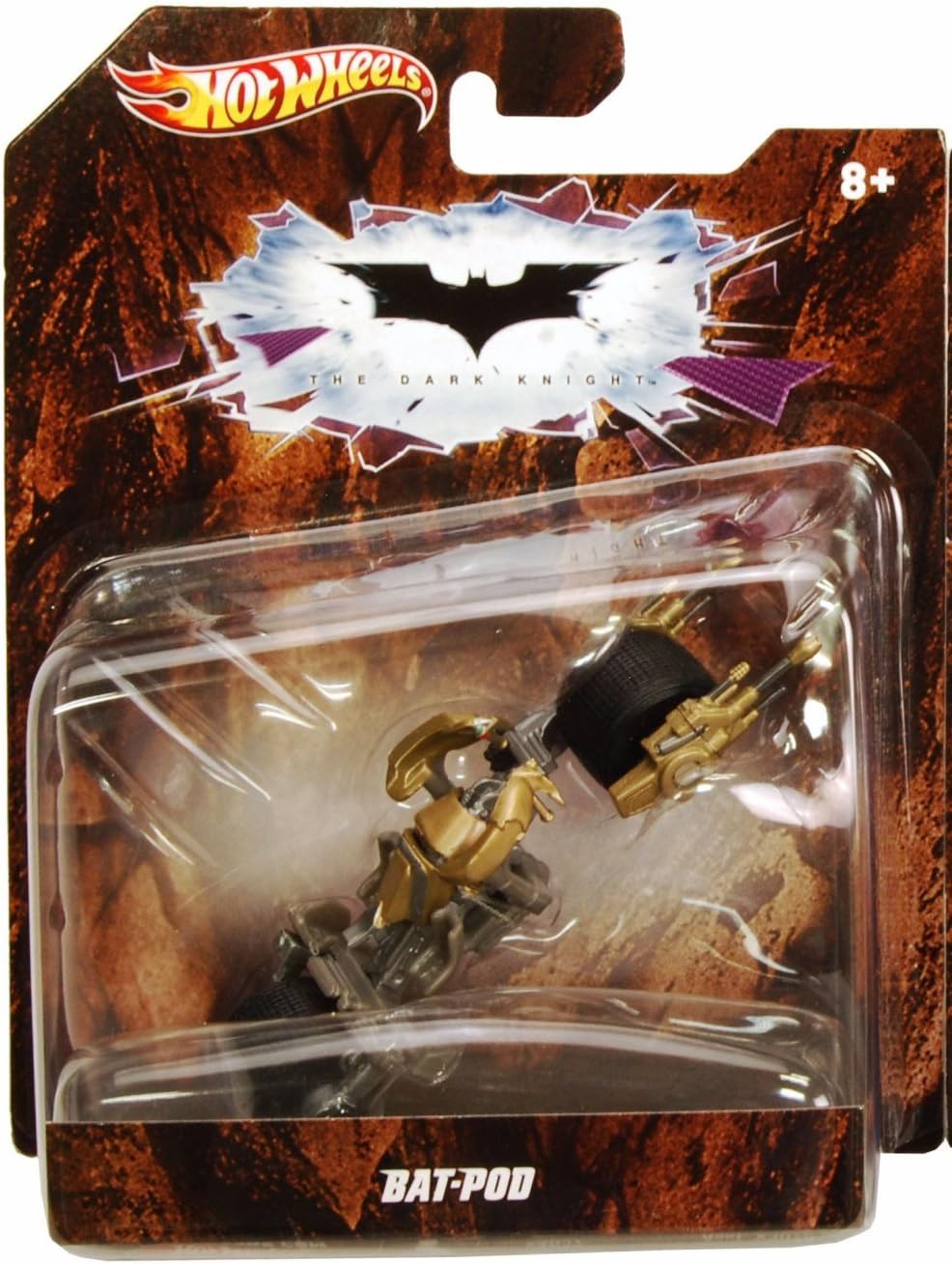 BATMAN Hot Wheels The Dark Knight Bat-Pod 1:50 Scale Die Cast Vehicle by Hot Wheels