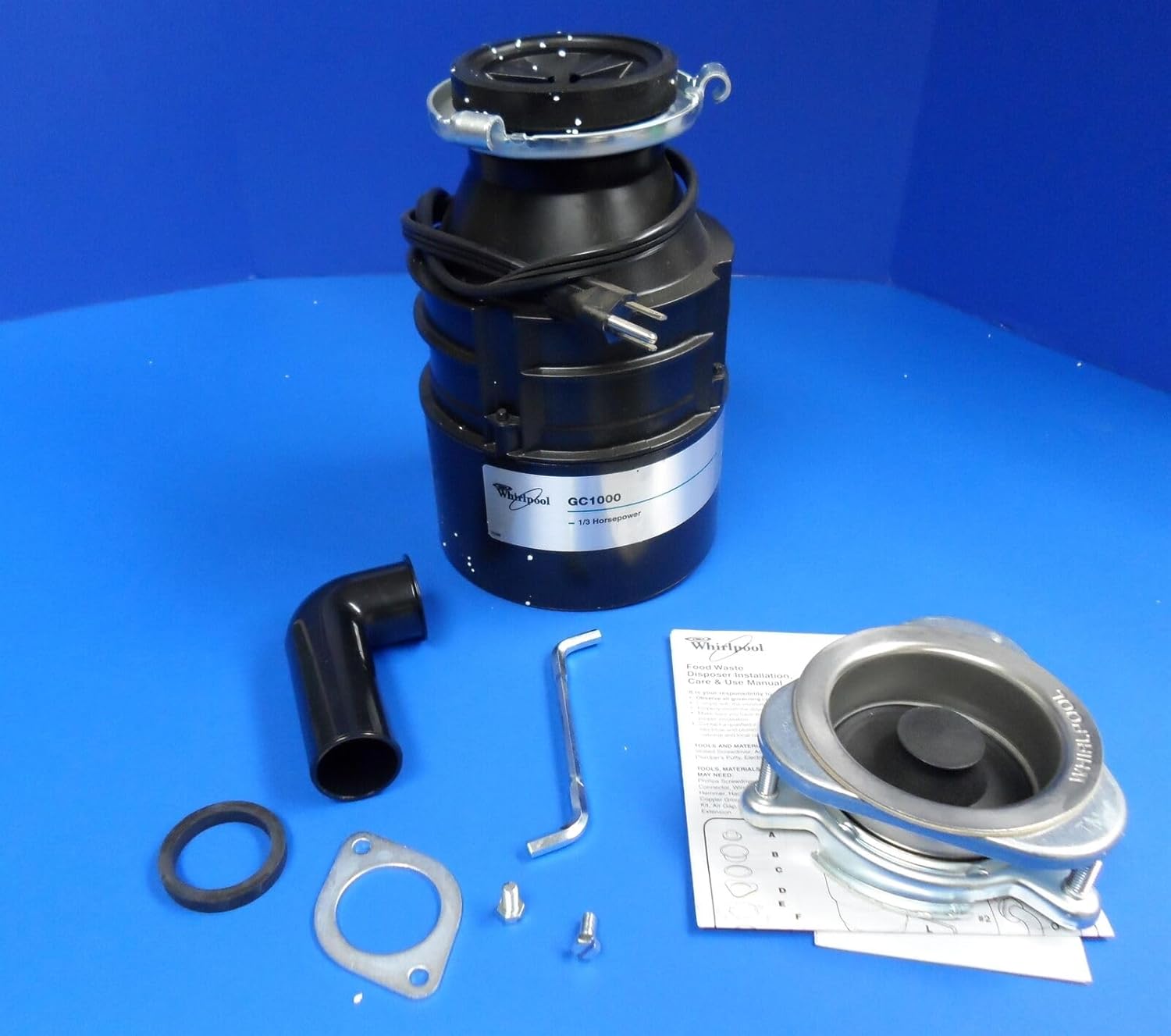 84211600 W10250625 1/3 HP for Whirlpool Maytag Garbage Disposal W10250625
