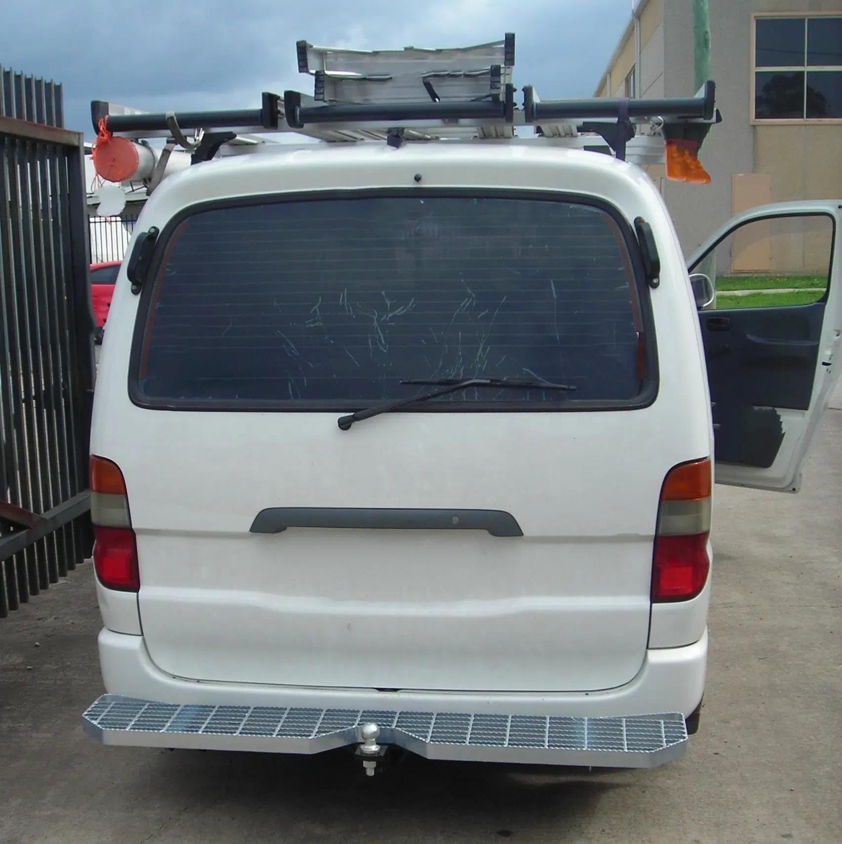 UNSERE Auto-Innentürgriff Auto Heckklappe Zierleiste Trim Griff Assy Für Toyota Für Granse Für Hiace S.B.V 1996 1997 1998 1999 2000 2001 2002-2016 (Color : Gray no painted)