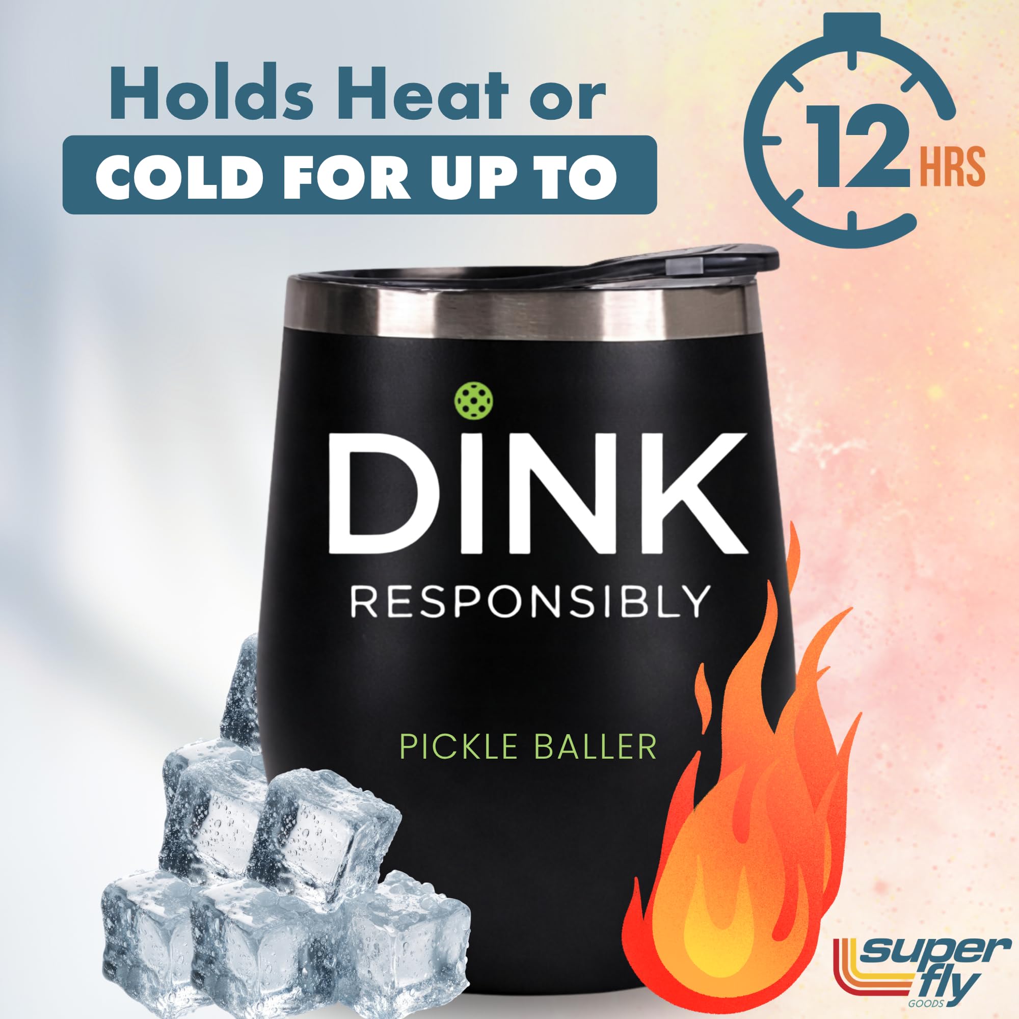 Super Fly Goods Dink Responsibly Wine Tumbler - Thumbnail 3