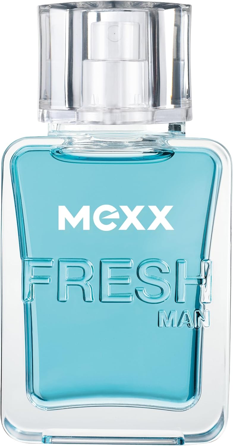 MEXX Fresh Man Eau de Toilette, Fresh & Invigorating Amber Fragrance for Men, 30 ml
