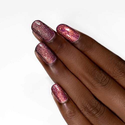 Miniatura 1005 de ILNP Madison Ave Esmalte de uñas holográfico metálico rosa antiguo