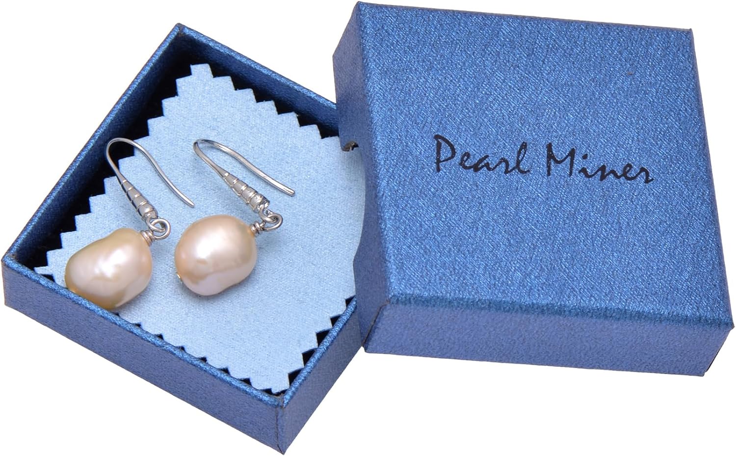 10MM Baroque Pearl Earrings for Women, Cultured Freshwater pearls Dangle Earrings, Pink/White - Image 7