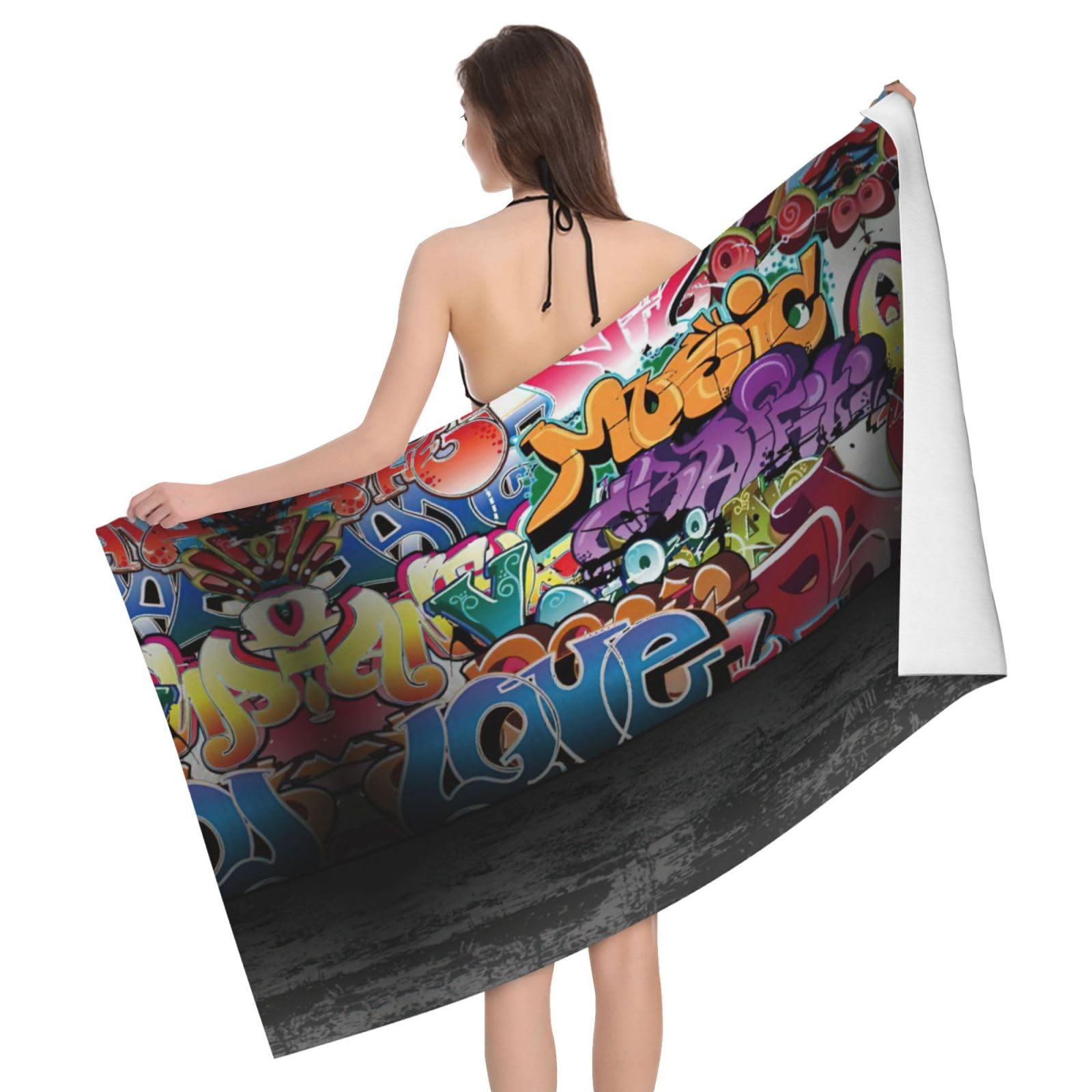 Serviette de bain microfibre absorbante et durable pour le fitness