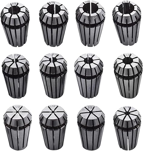 Juego de pinzas de resorte ER16 12 unids 132-38 para máquina de grabado CNC fresado torno herramienta titular