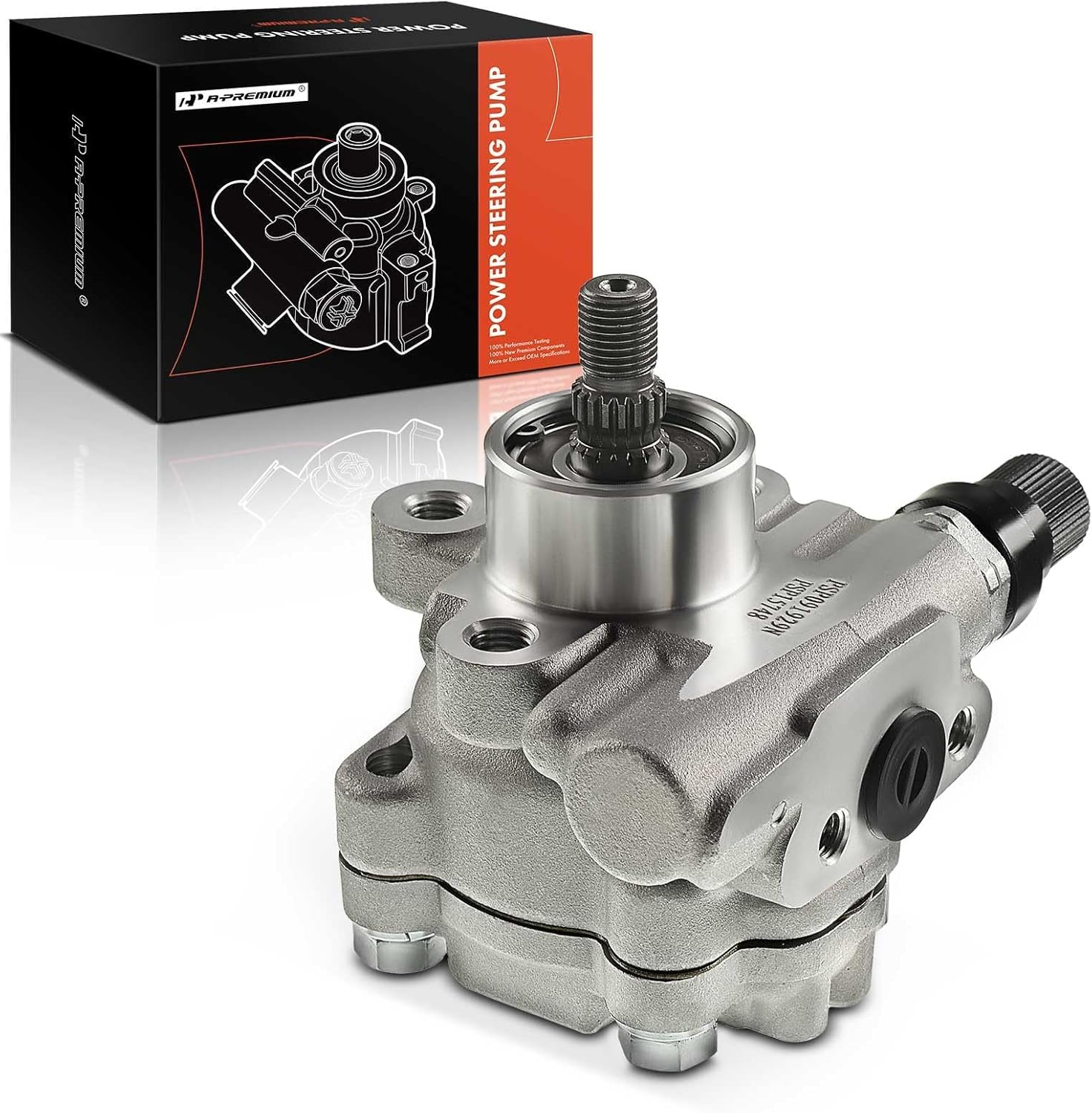 A-Premium Power Steering Pump, Compatible with Honda Passport 1994-1996, Isuzu Pickup 1988-1995, Amigo 1989-1994, Trooper 1988-1991, Rodeo 1991-1997, 2.3L 2.6L, Replace # 8944504112