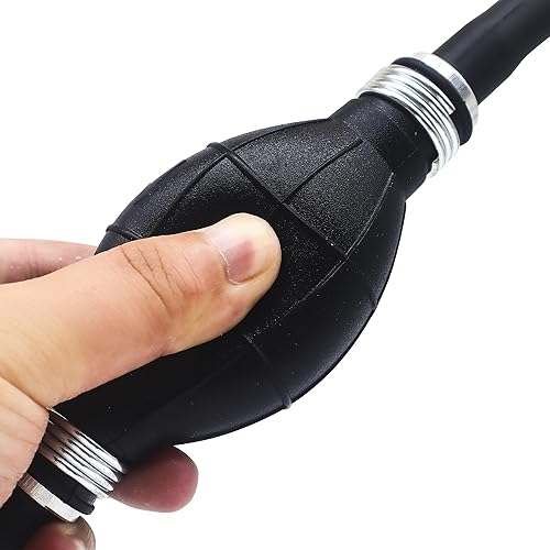 Miniatura 5 de Conjunto de línea de combustible de 3/8 pulgadas, 6 pies, línea de combustible para tanque fuera de borda, conjunto de manguera de combustible con