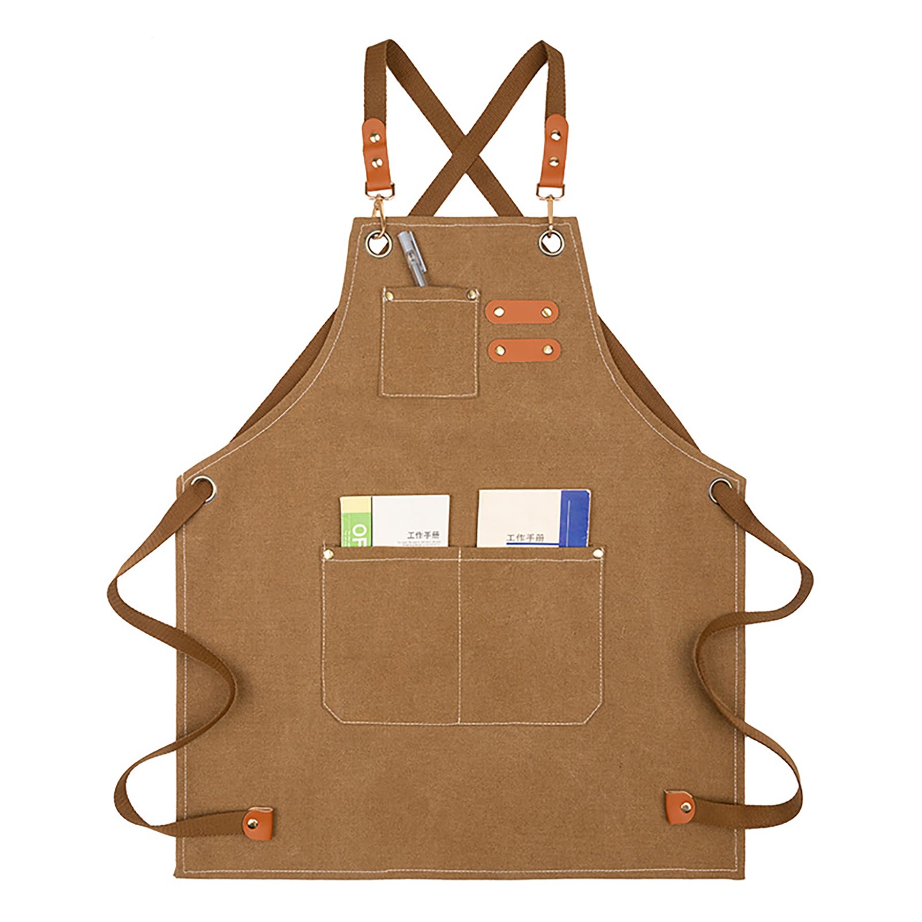 Kids Apron, Waterproof Cotton Canvas Kids Apron with Pockets, toddler boy aprons
