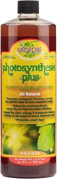 Microbe Life Hydroponics Premium Organic Photosynthesis Plus to Grow Fruits, Vegetables, and Herbs, Use with Any Feeding Systems Including Hydroponics or Soil, 32 Ounces