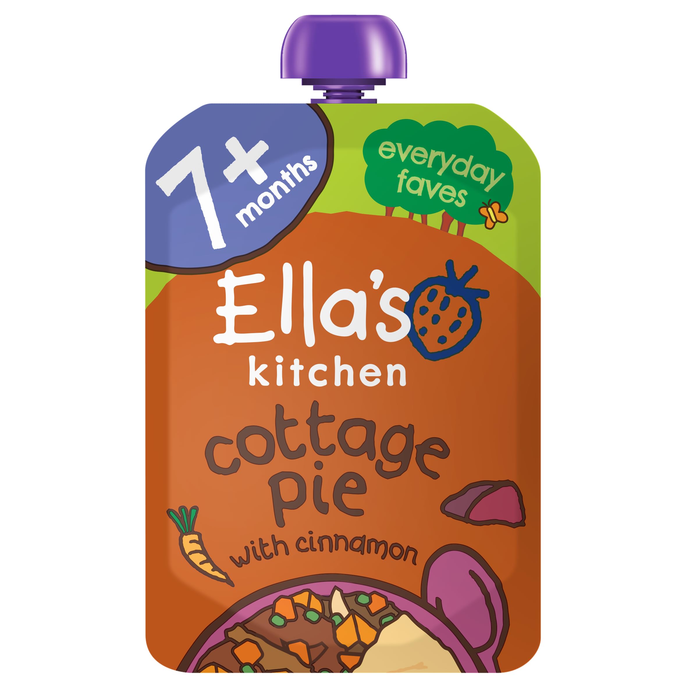 Ella's Kitchen Organic Lamb Roast Dinner with Trimmings, 130g — view 6