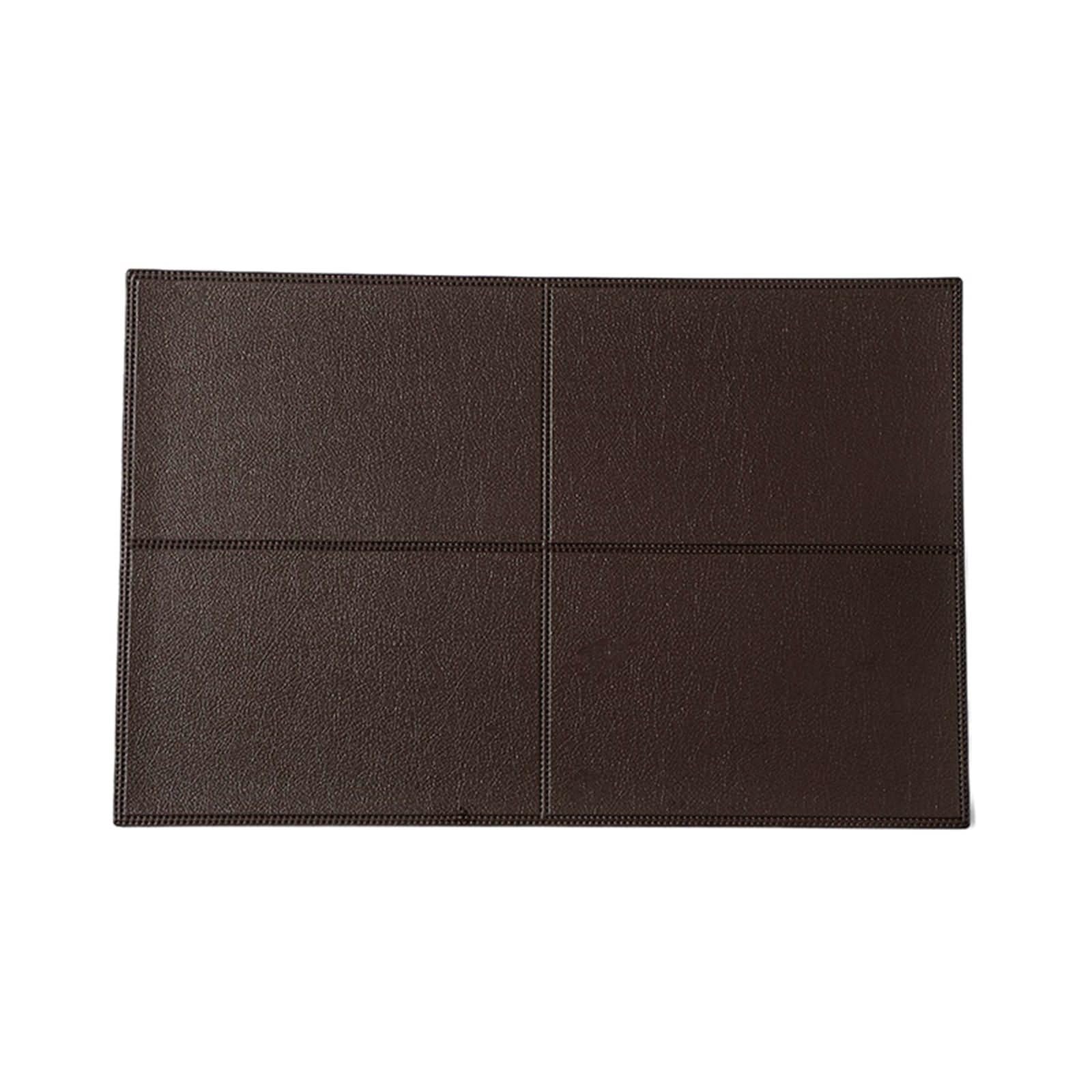 Set de table antidérapant rectangle 45x30cm PVC lot de 4 pour protéger la table des rayures