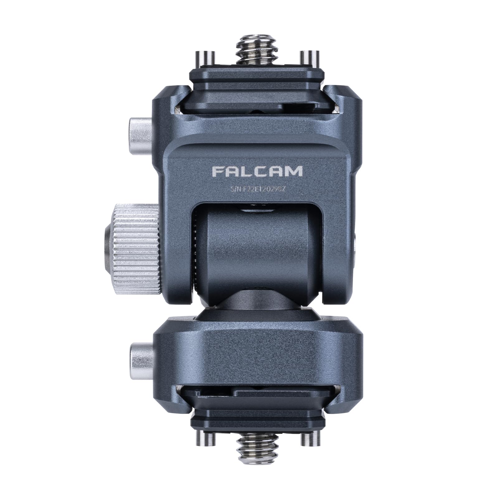 FALCAM Field Monitor Mount Holder Kit, Monitor Holder with 2-Pieces F22 Quick Release Plate, 360-Degree Swivel and 180-Degree Tilt Adjustable for 5"