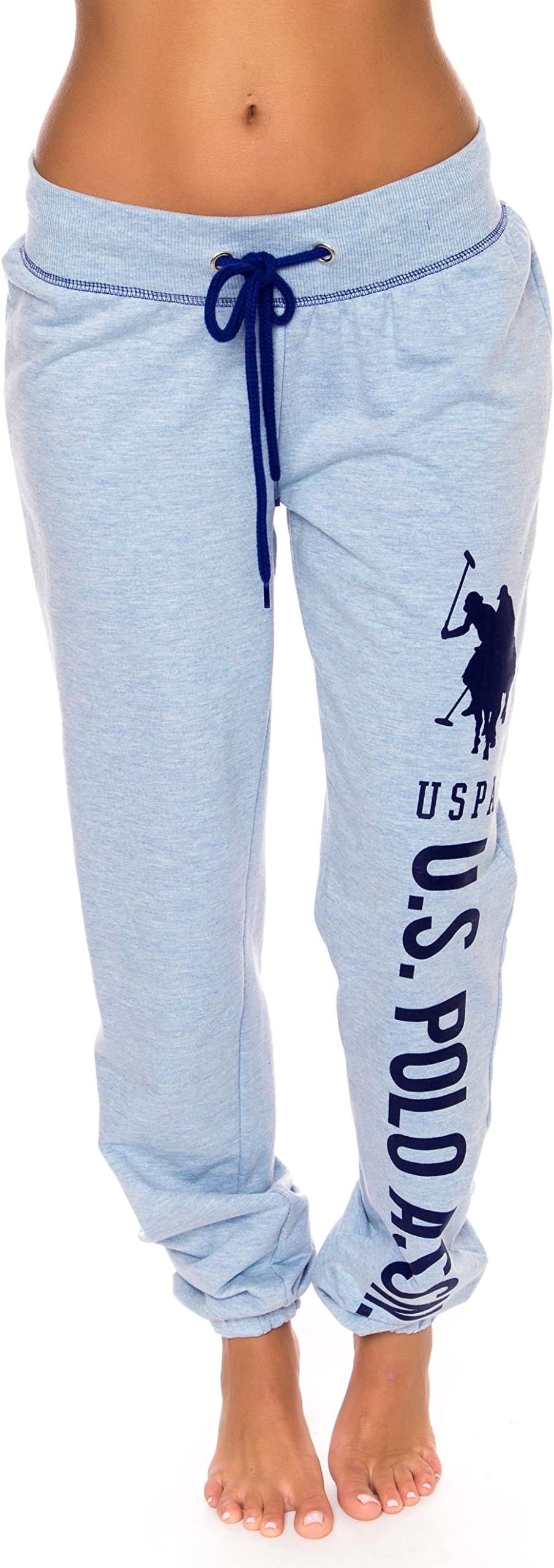 U.S. Polo Assn. Essentials Womens Sweatpants - Womens French Terry Jogger Sweats