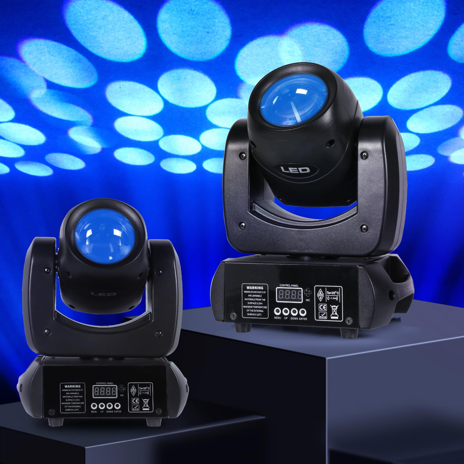 100W ムービングヘッドライト LED 回転DJ ライト Amazon.co.jp: SEBRUANC 100W ムービングヘッドライト LED 回転