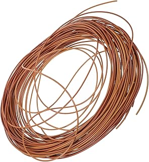 Ciieeo Rattan Weaving Material for DIY Furniture Repair Durable for Craft Projects Home Decor and Vintage Chair Restoration Versatile Orange Color