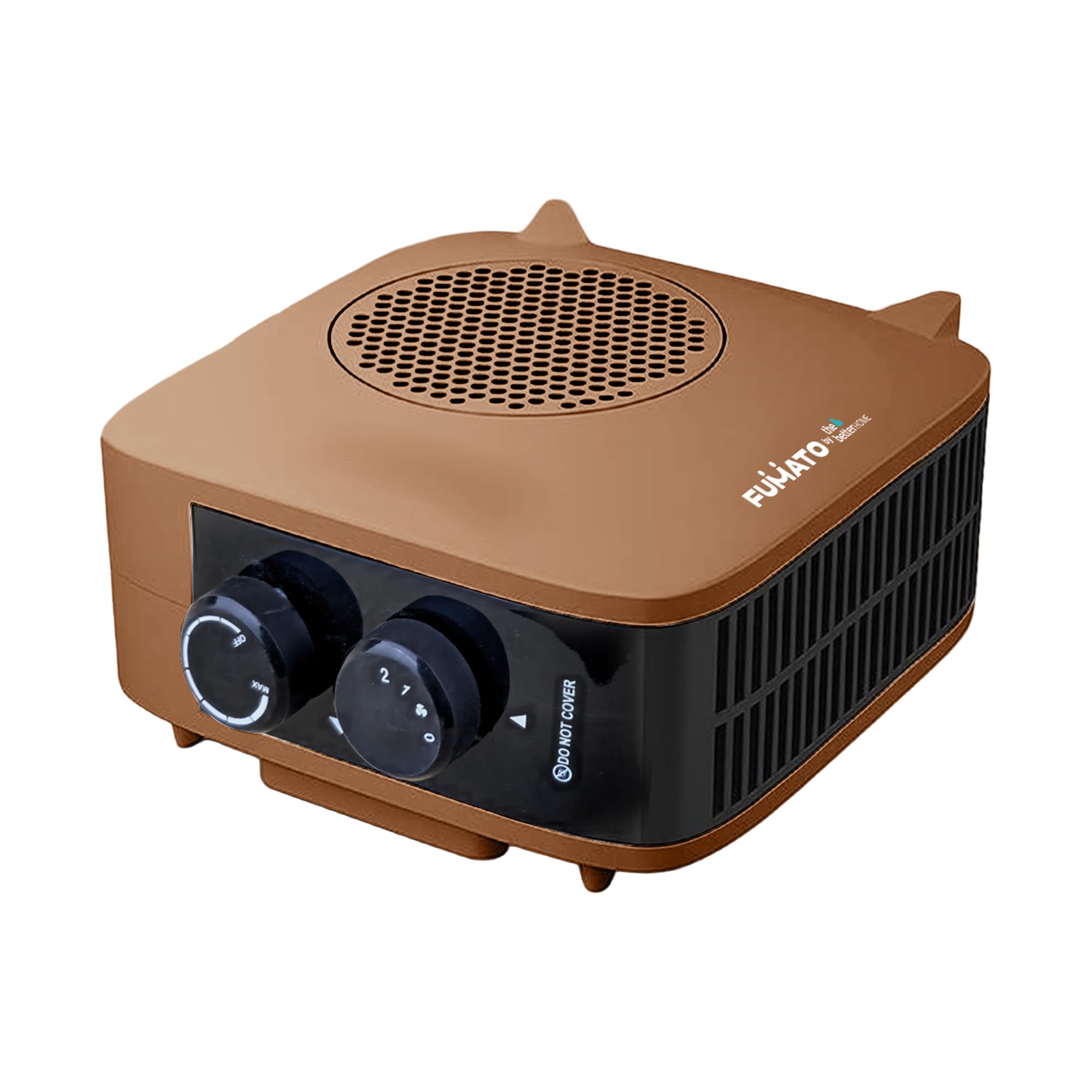 The Better Home Fumato 2000 W Room Heater (Fan-Blower) | Portable Heater for Bedroom & Home | Dual Placement Vertical/Horizontal | Thermal Cut-Out + Fuse Safety | Brown | 1-Year Warranty-image-7