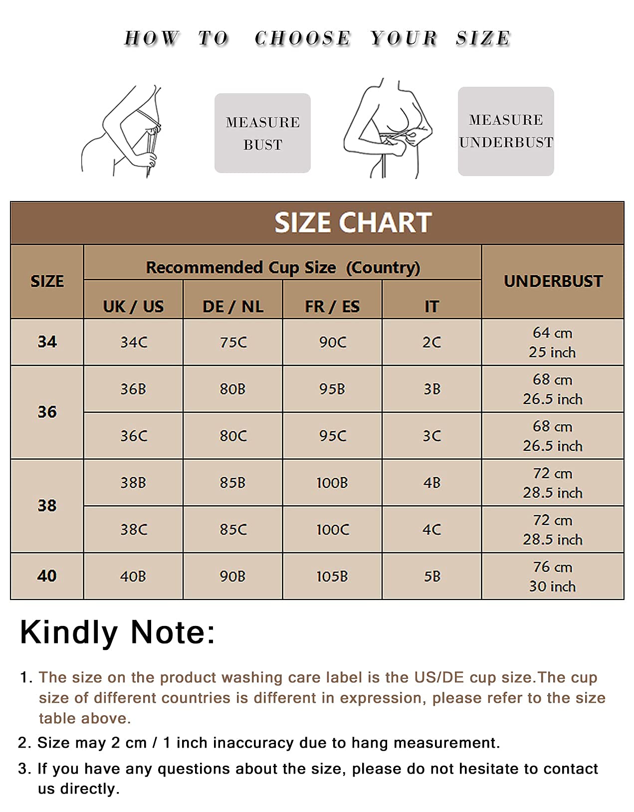 SHEKINI Sujetador Básico de 2 Piezas para Mujer Ropa Interior de Encaje con Anillo de Acero Sujetador sin Relleno Bralette Hebilla Trasera Correa de Hombro Ajustable Bra