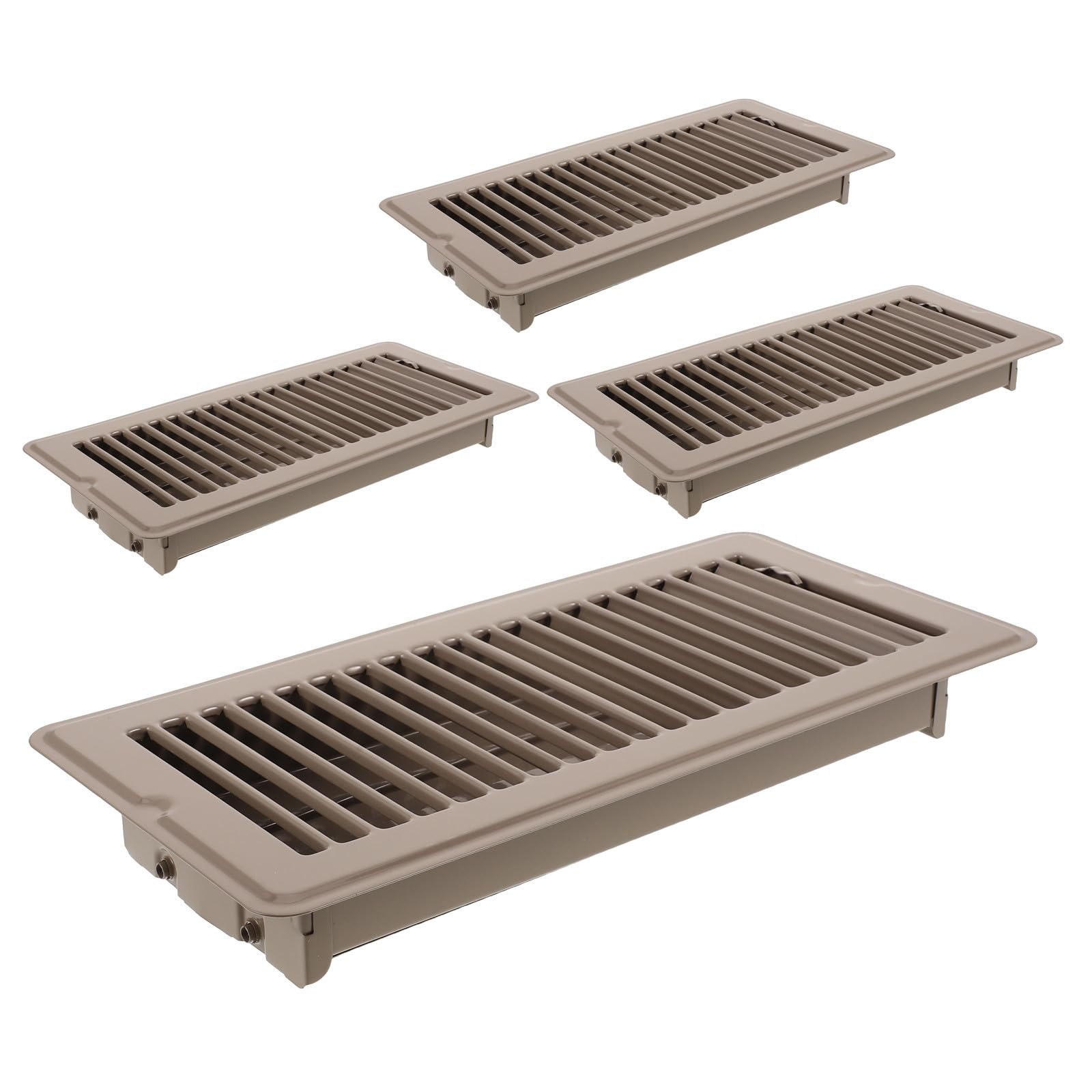 4 Pièces Grille D’aération pour Plancher 4x10 Pouces en Métal