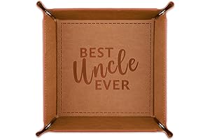 Best Uncle Ever Leather Valet Tray: A Timeless Keepsake for Your Cherished Uncle