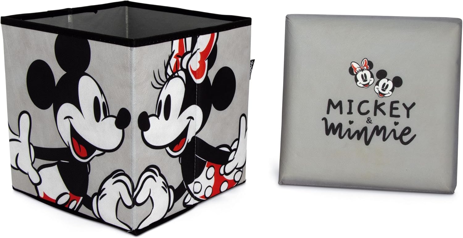 ARDITEX Minnie Folding Textile Storage Seat 30x30x30cm