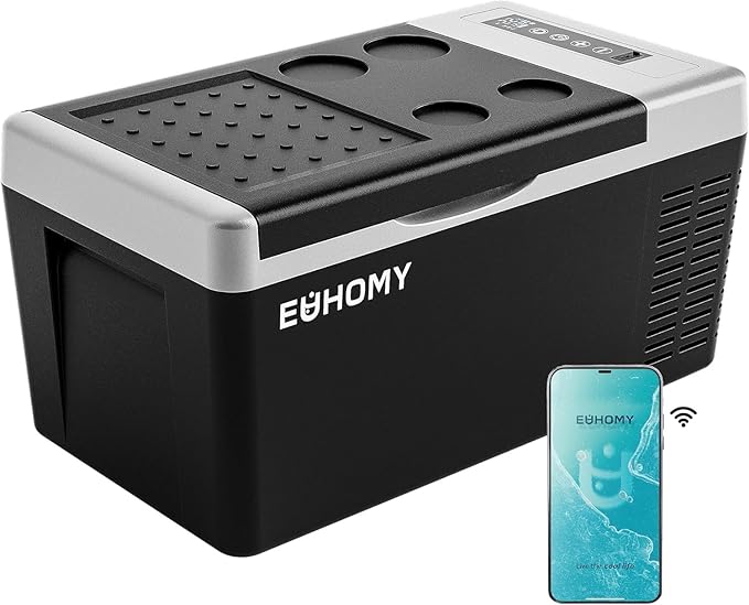 EUHOMY 47QT Dual Zone Fridge