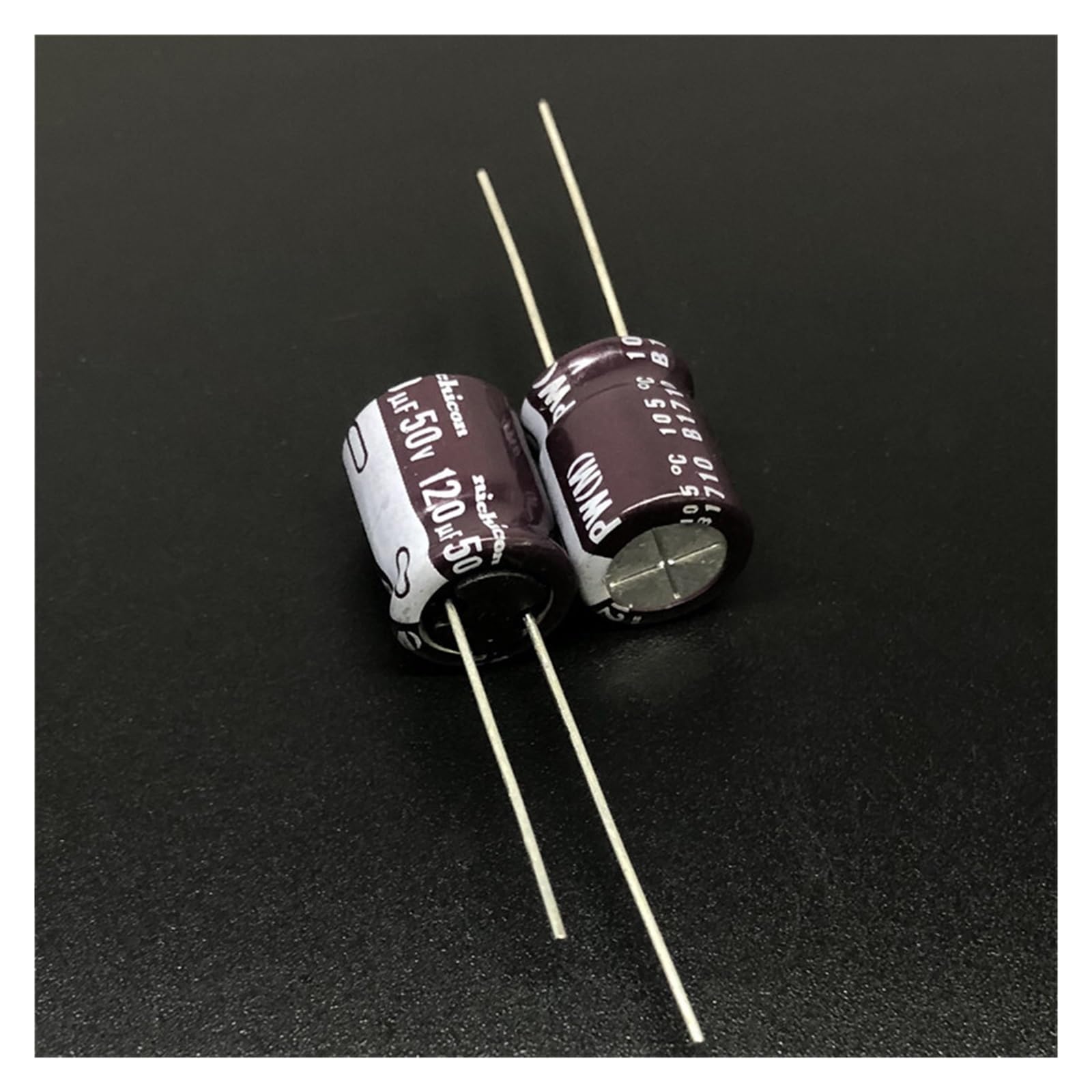 Condensateur 120uF 50V PW Nichicon à faible impédance pour circuit