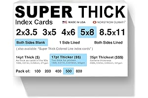 Norstrom Dumati 500 Super Thick Index Cards