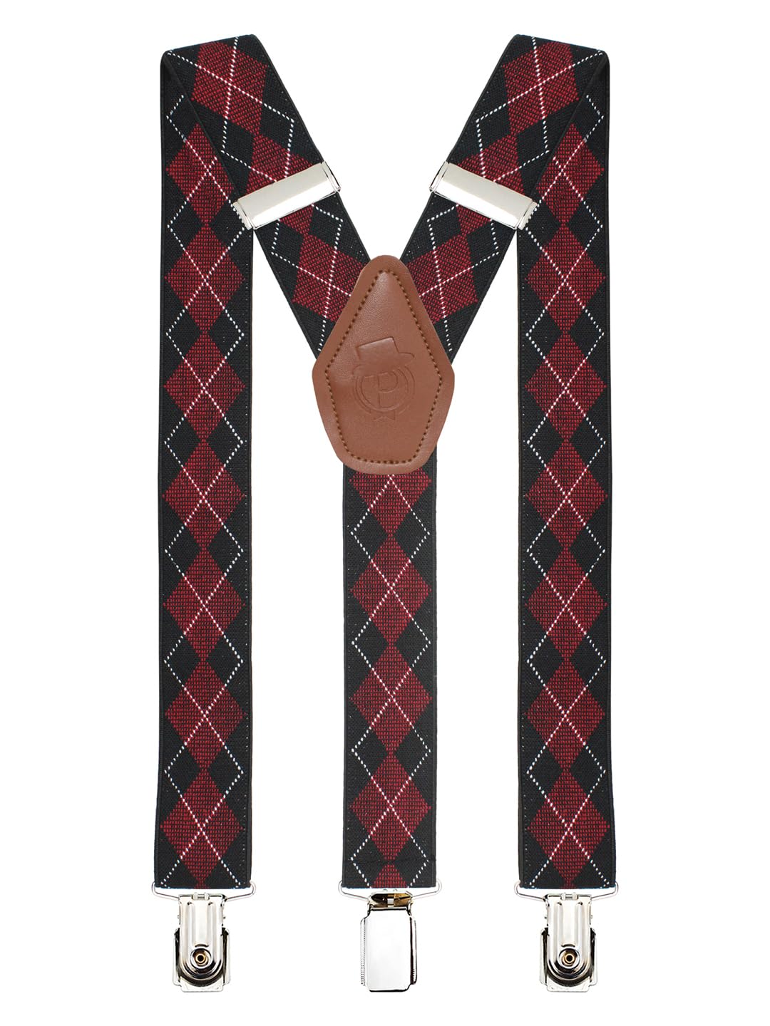 Upside Funk 3.5cm Strap Width Elastic Suspenders for Men