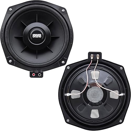 Miniatura 9 de Earthquake Sound X84SWS Sistema de woofer poco profundo de 8 pulgadas subwoofers debajo del asiento con juntas, 4 ohmios (par)