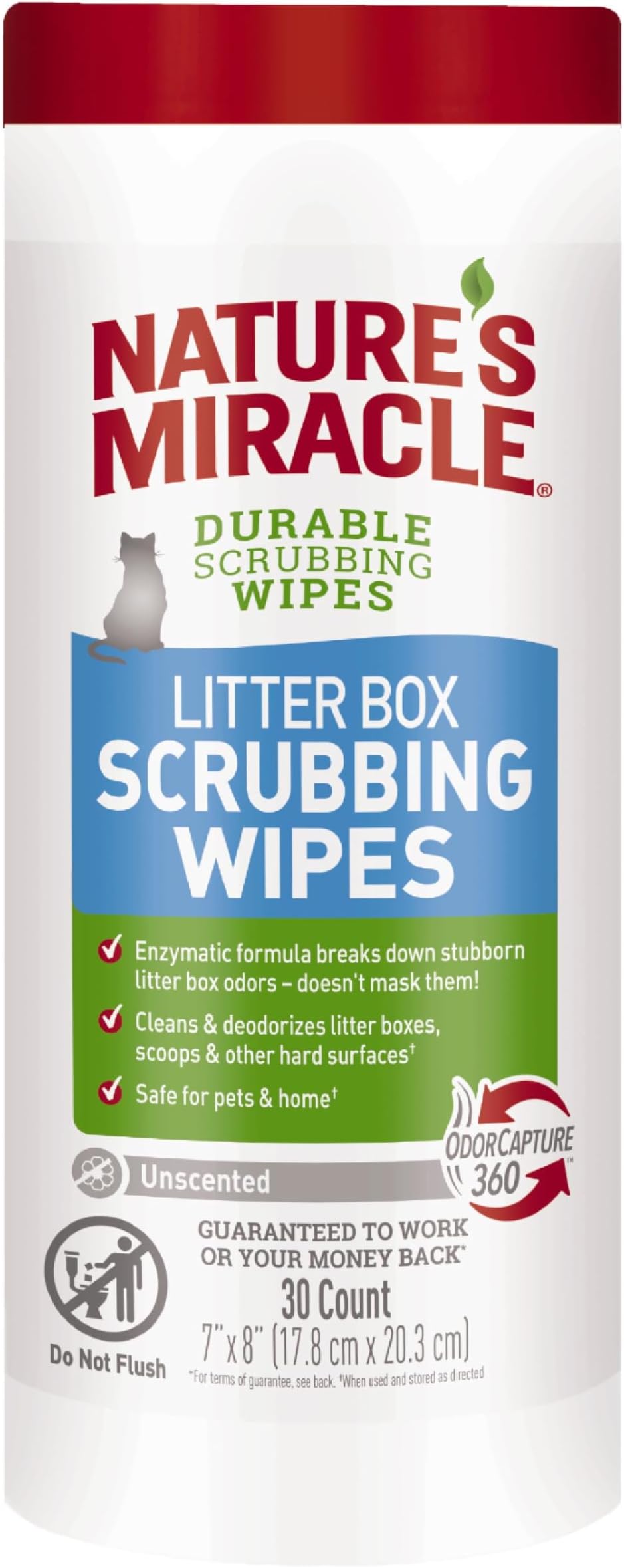 Litter Box Scrubbing Wipes 30Ct