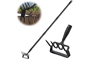 Garden Hoe, Long Handle, Weed Killer, Cultivator & Scuffle Tool