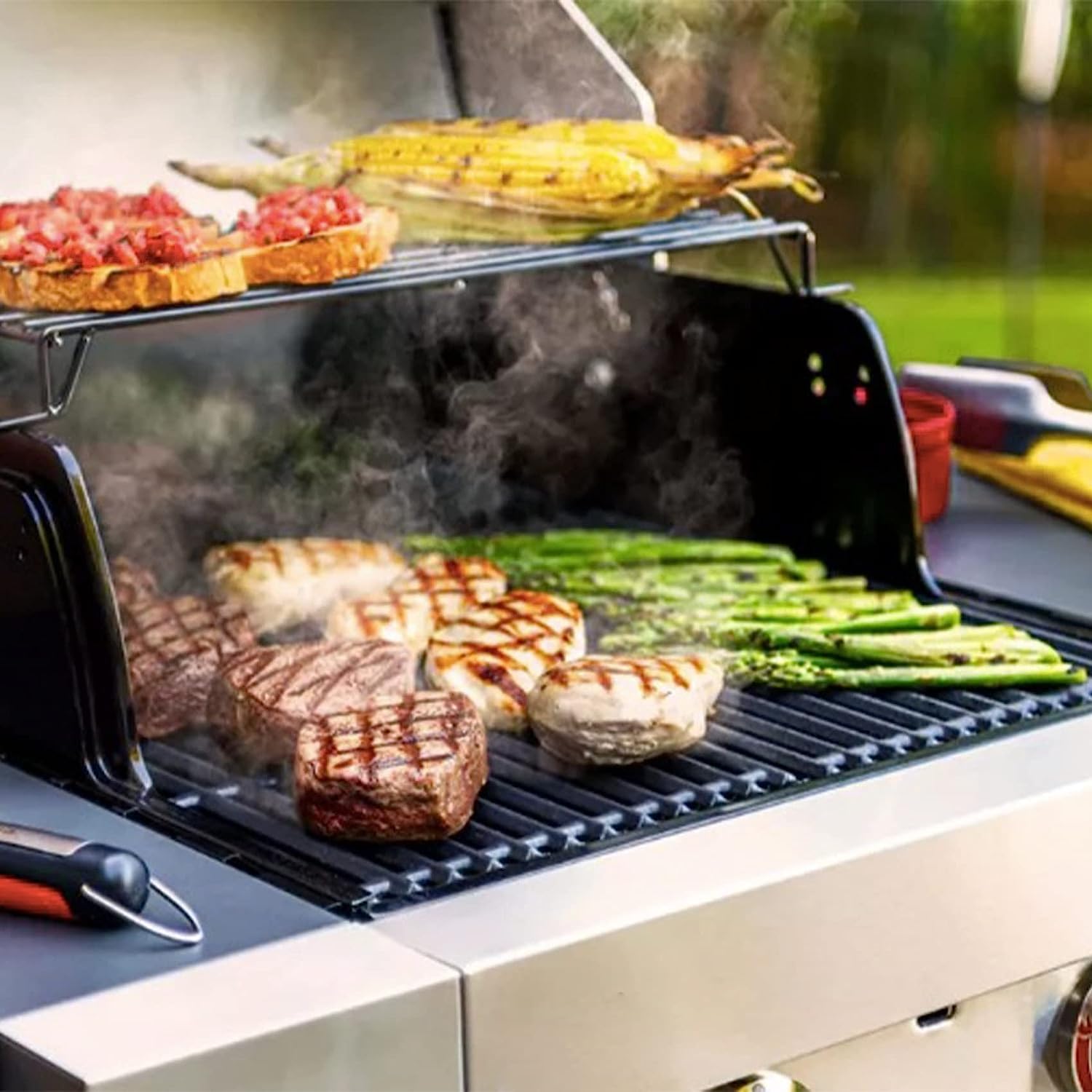 463242716 463242715 Grill Grates Replacement Parts for Charbroil Commercial TRU Infrared 4 Burner 466242715 463255020 466242815 G533-0009-W1A Cooking Grids Nexgrill 720-0882A Grill Parts