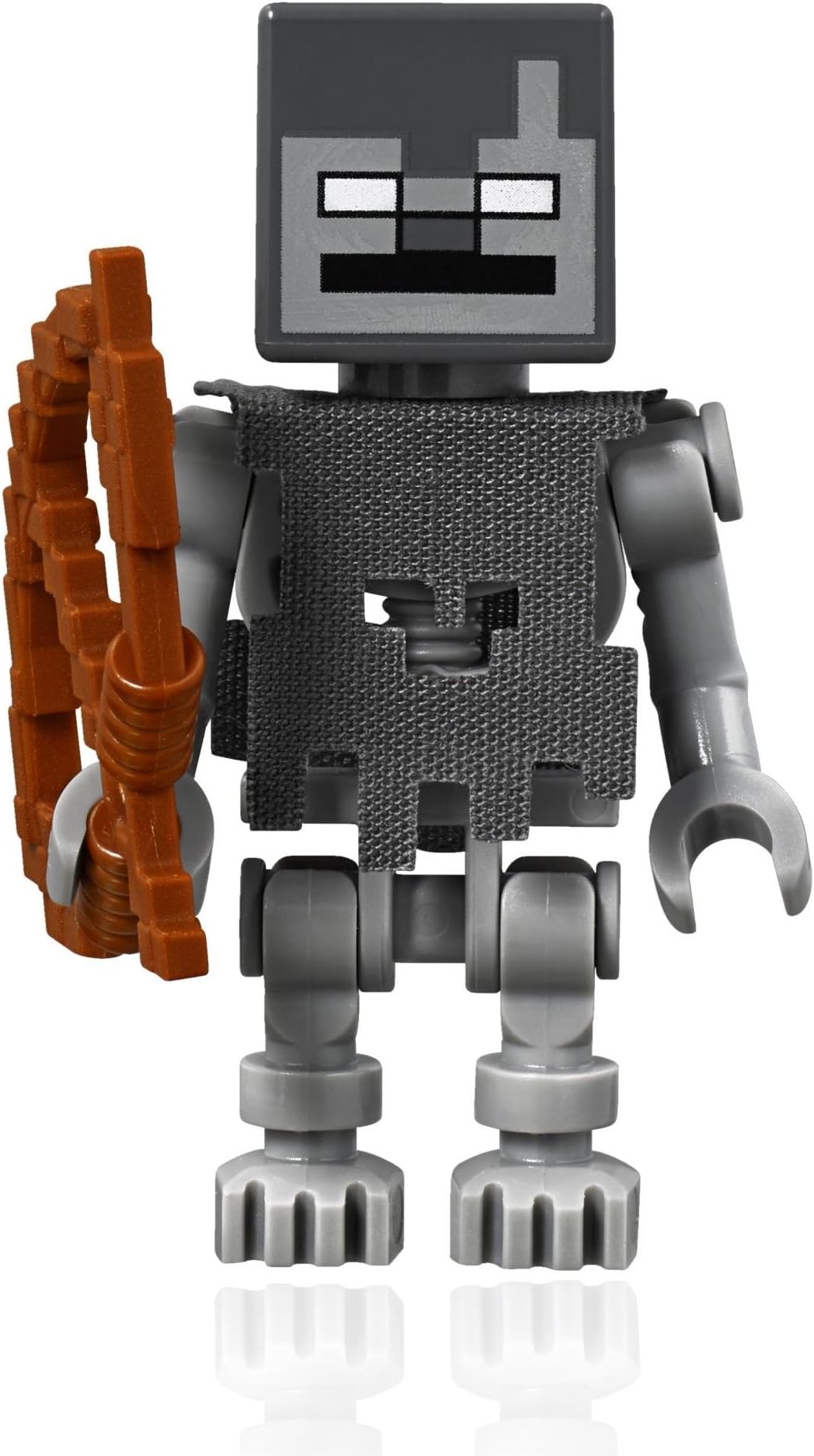 Minecraft Minifigure - Stray The Skeleton with Cube Skull (21142)