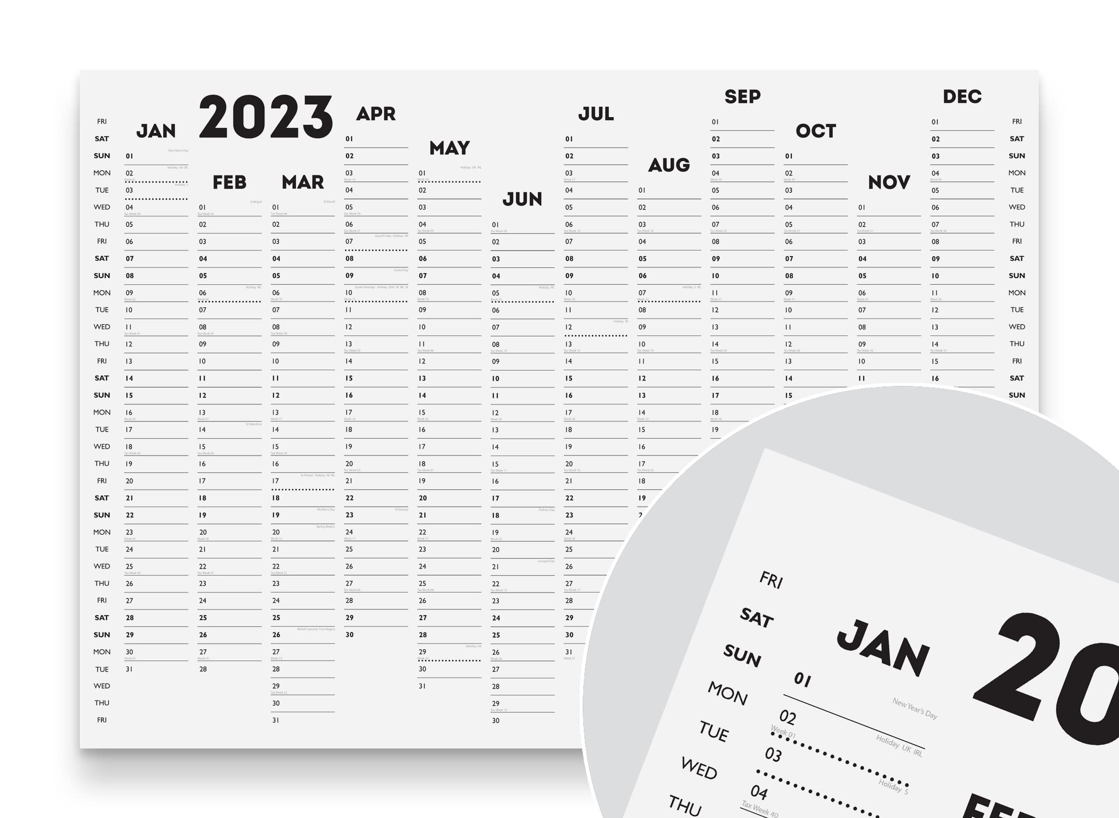 Buy 2023 LAMINATED Wall Planner Dry Erase Wipe Clean Year Planner buy-2023-laminated-wall-planner-dry-erase-wipe-clean-year-planner