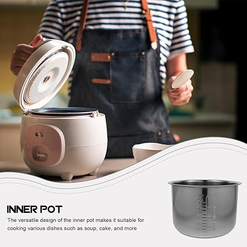 Miniatura 7 de SHERCHPRY Olla para arrocera, olla interior antiadherente, fuente de repuesto para la cocina del hogar (6L)