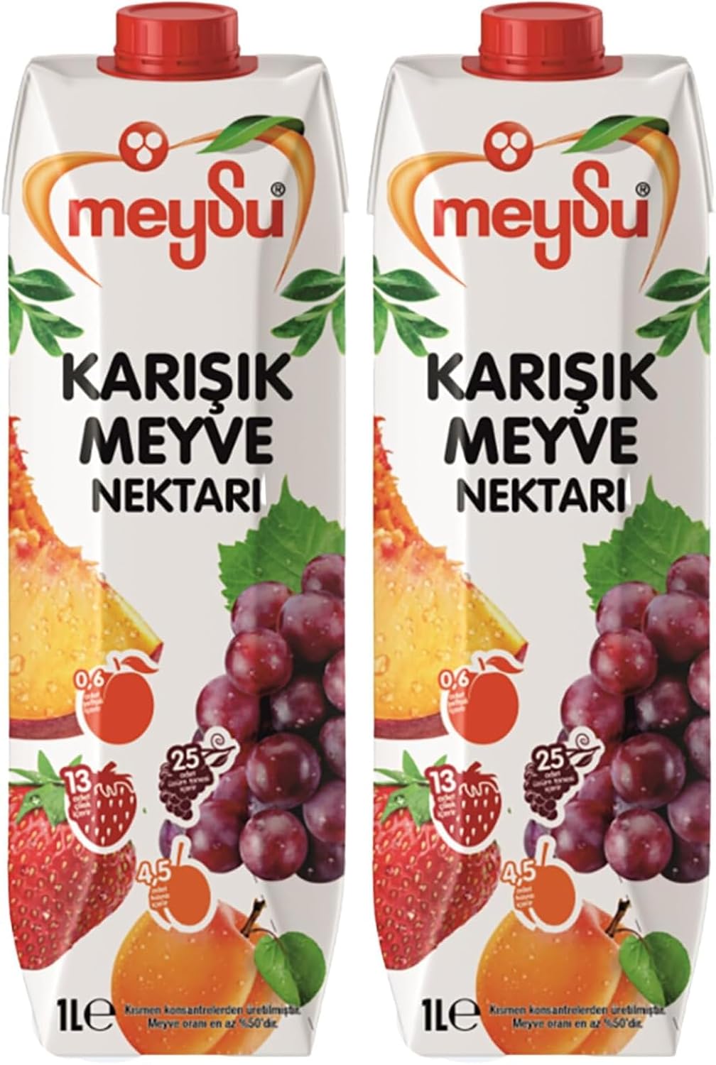Meysu Karışık Nektar 1 lt (2 paketi)