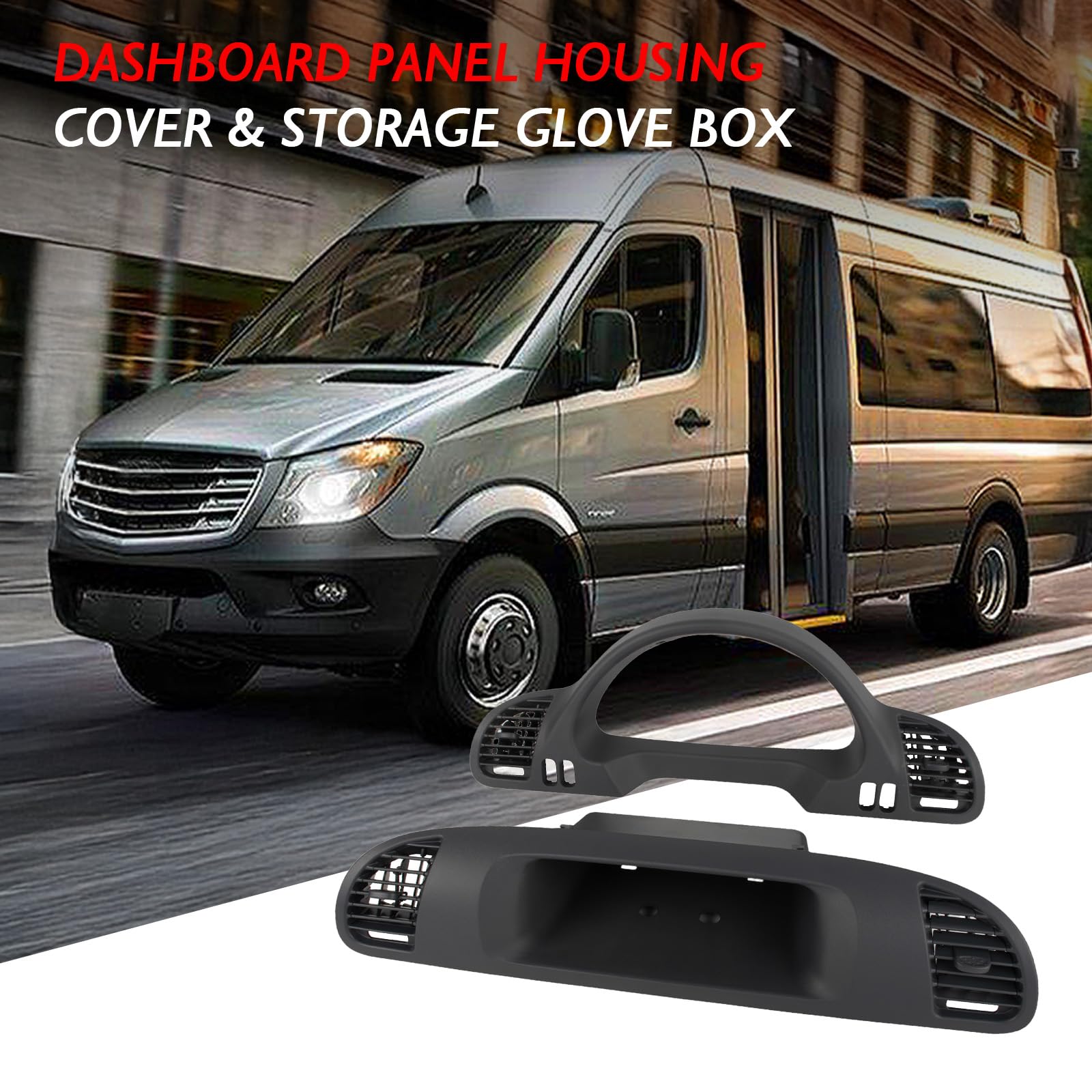 Rivestimento cruscotto tachimetro + vano portaoggetti di ricambio per Sprinter 2 porte W901 W902 3 porte Minibus W903 4 porte Minibus W904 5 porte W905 accessori auto codice 9016801439 9016801607