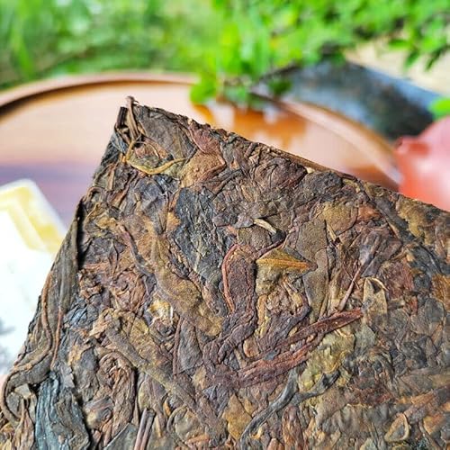 Brick Tasty Black Tea Aged Pu'er Raw Tea Lao Ban Zhang Gold Leaf Lao Tea 200G #TOP6