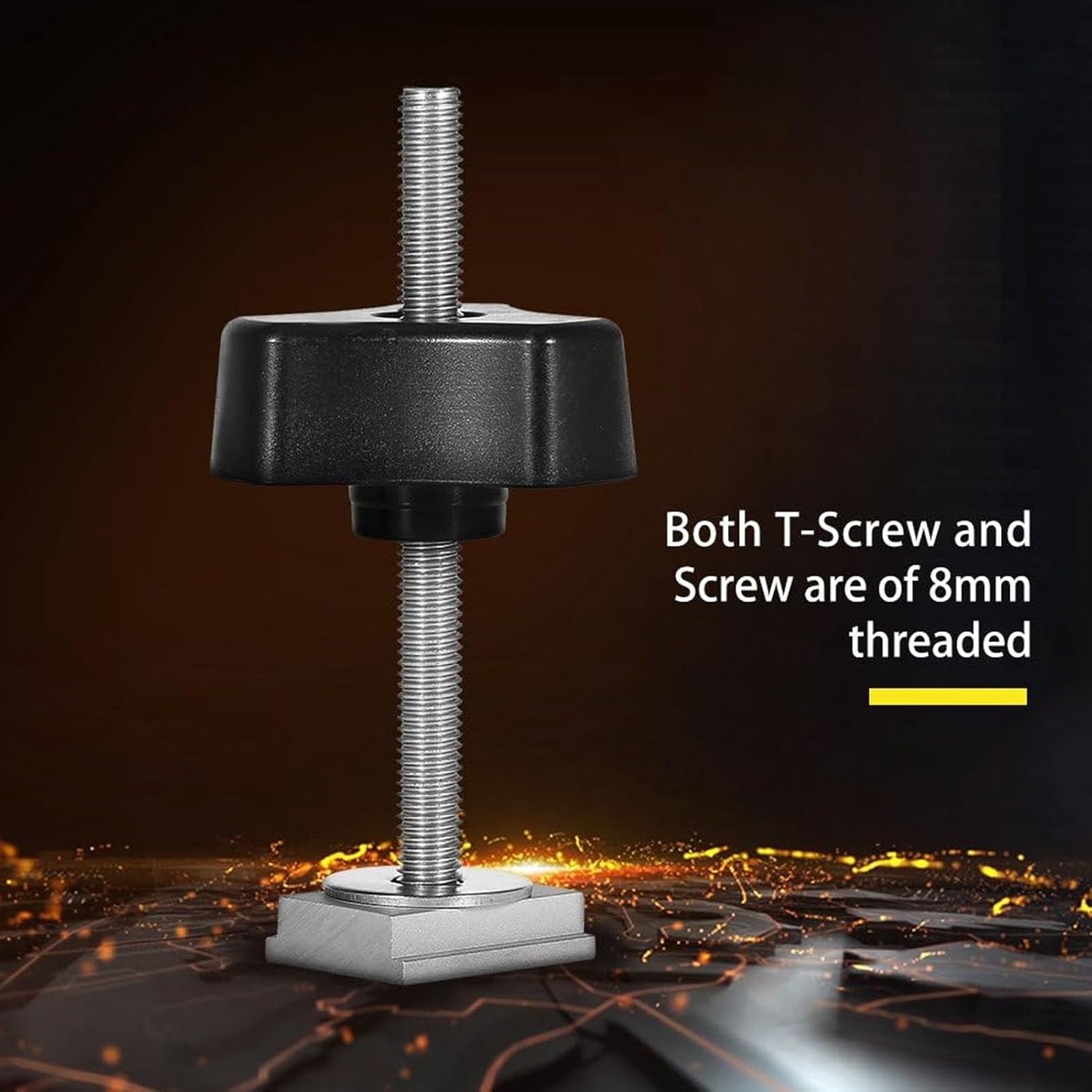 T Track, Stainless Steel T Track Knob Kit, T Track Woodworking Kit, T Track Woodworking Kit, T Track Clamping System for Metalworking Woodworking
