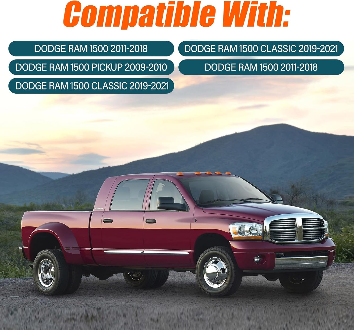 88365 Air Suspension Spring Kit, Compatible with Dodge RAM 1500 Classic 2019-2022, RAM 1500 Classic 2019-2022, Air Assist Spring Kit ，Level Your Vehicle When Towing or Hauling a Heavy Load