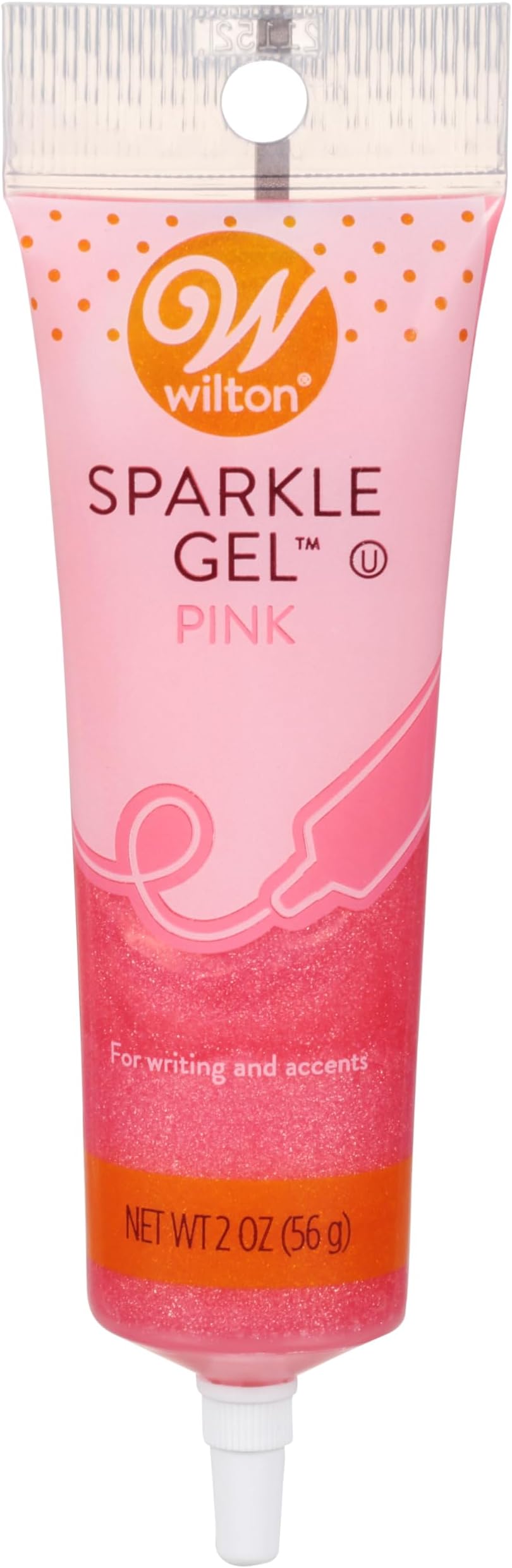 Wilton Pink Sparkle Gel Icing Dispenser