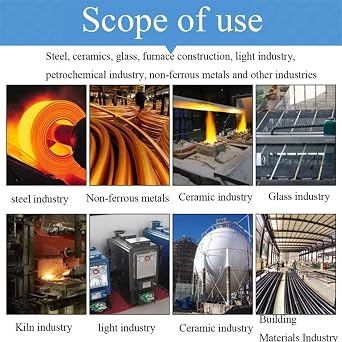 Ceramic Fibre Board, Ceramic Fibre Insulation Board for Steel/Ceramic/Glass/Oven, Width 200 mm, Length 300 mm, Thickness (5mm)