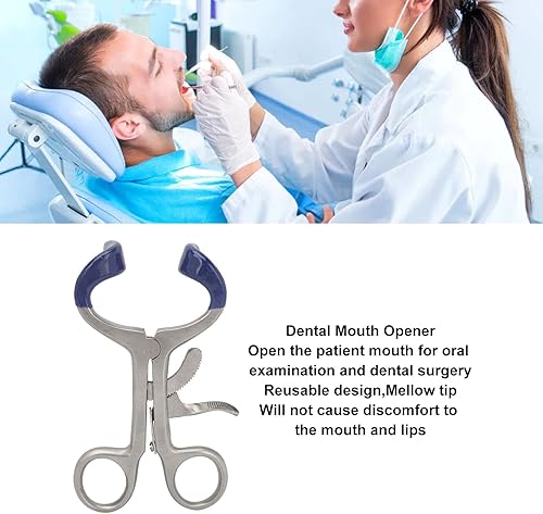 Miniatura 6 de Retractor de labios de mejilla dental, herramienta de cuidado bucal reutilizable de acero inoxidable (M)