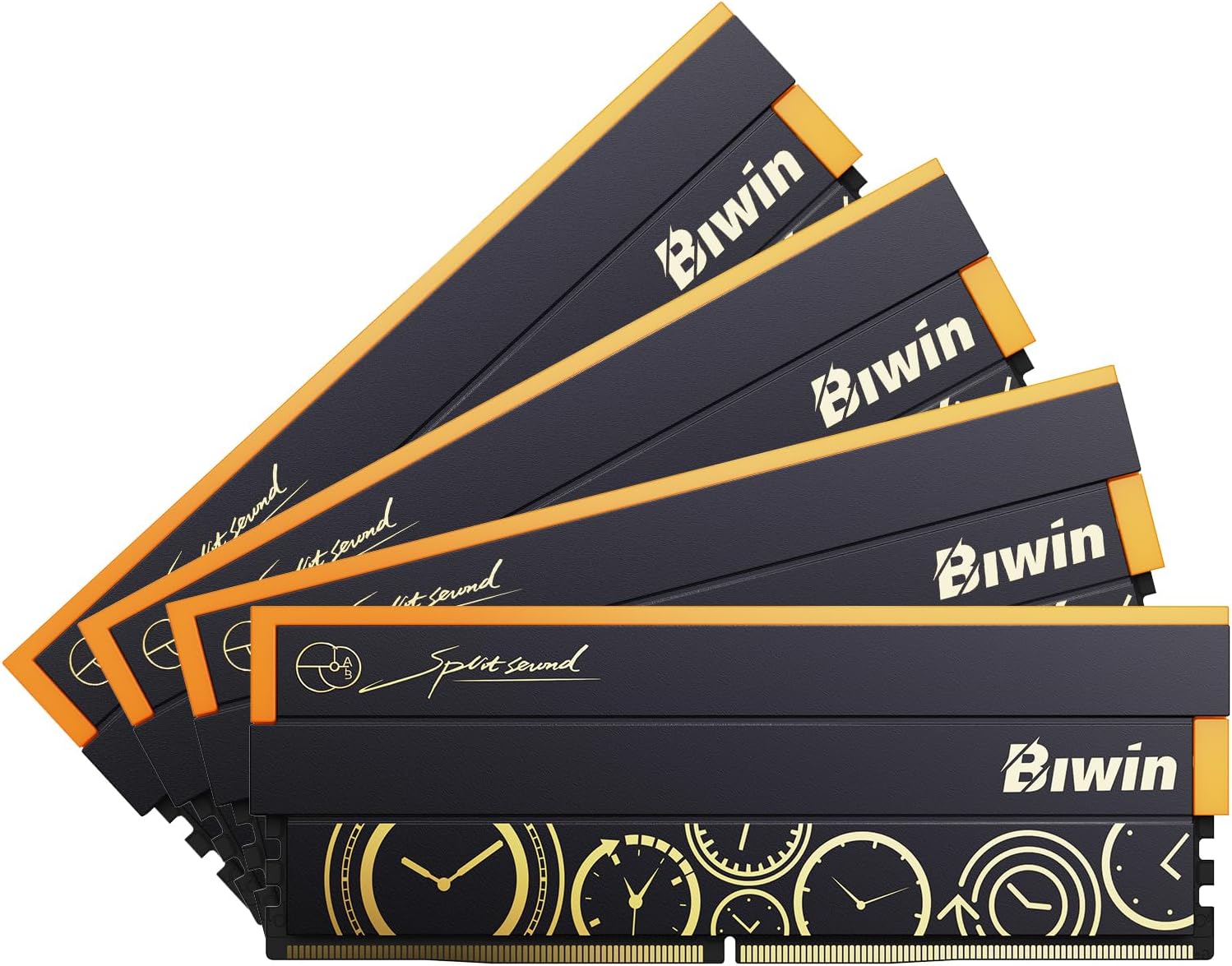 Biwin Black Opal DW100 RGB DDR5 Overclocking RAM 192GB (48GBx4) Kit, Up to 6000MHz CL28 AMD EXPO Compatible Computer Memory Module for High-performance Gaming, Workstation and AIPC Applications, Black