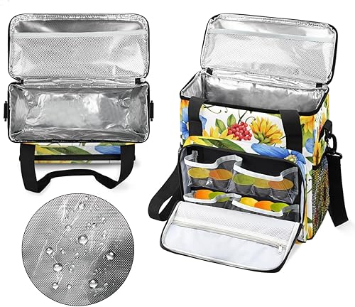 Miniatura 3 de Cafetera floral de girasol de otoño, bolsa de transporte de viaje, compatible con Keurig K-Mini o K-Mini Plus, portátil, de una sola porción, con