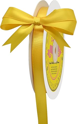 Miniatura 1065 de Cinta de satén verde esmeralda de doble cara de 1-1/2 pulgadas x 50 yardas, cinta de poliéster verde esmeralda para envolver regalos, muy adecuada