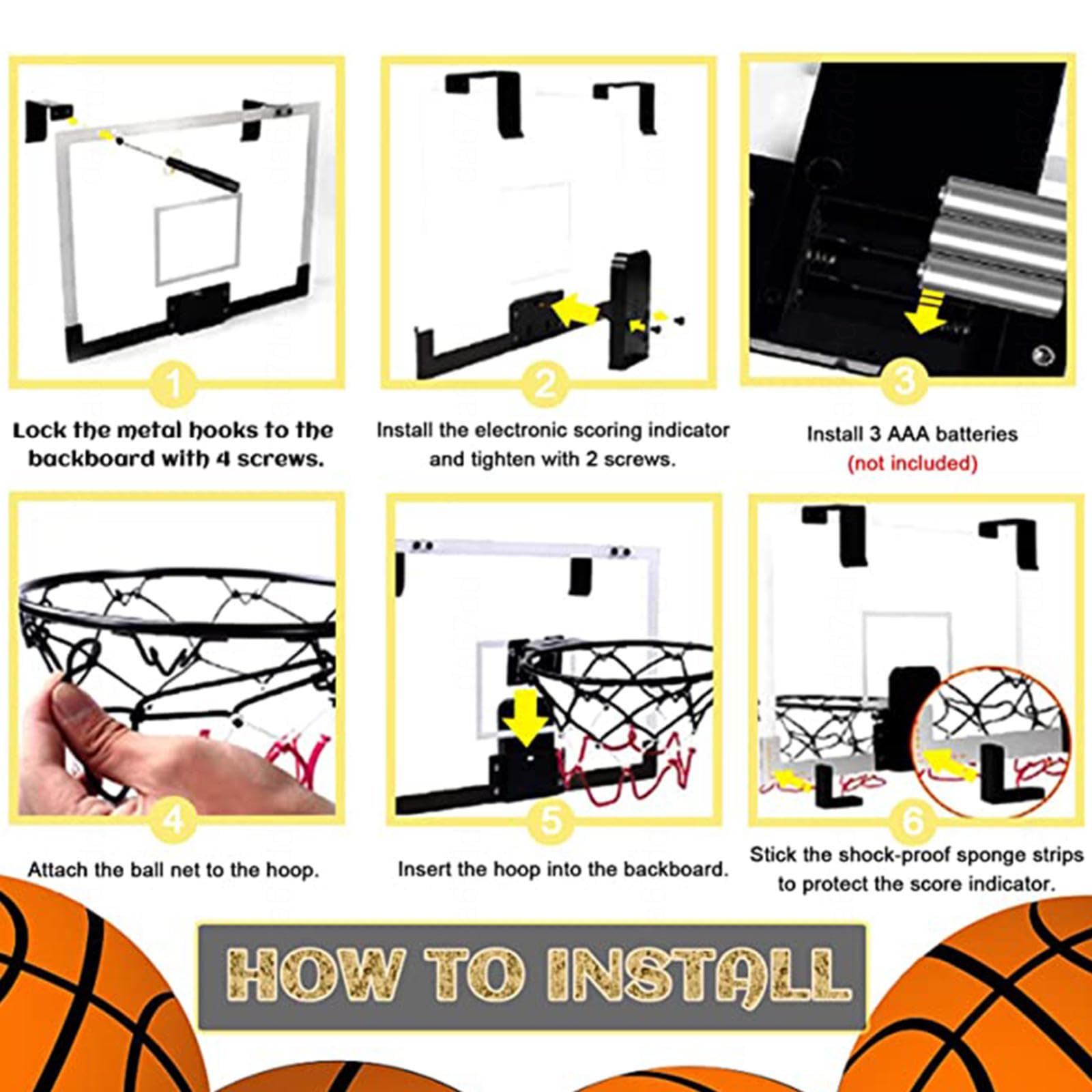 Canasta Baloncesto Exterior De Pie, Puede Aliviar El EstréS FáCil Almacenamiento Mini Basket Electronico, para Jugar En Interiores O Exteriores