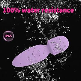 Mini Wand Massager Small Cordless Hand-held Massager Quiet Waterproof Massager Rechargeable Personal Massager for Neck Shoulder Back Body [4.35 * 1.18 inches]